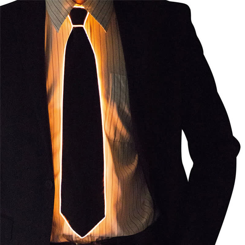 Funny Neon LED Colorful Glowing Necktie - Image 11
