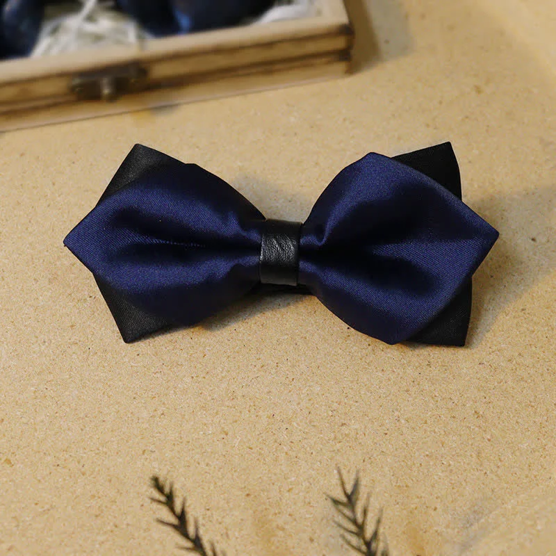 Gentlemanlike Royal Rhinestone Navy Bow Ties Bundle Set - Image 7