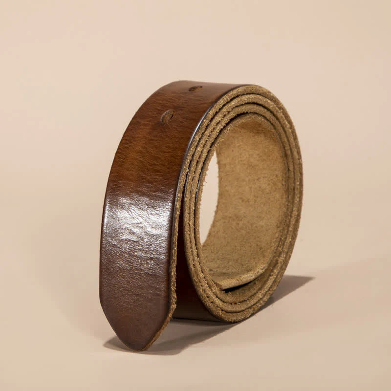 Genuine Leather Belt Strap Without Belt Buckle - Image 10