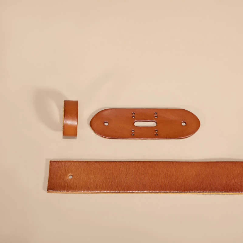 Genuine Leather Belt Strap Without Belt Buckle - Image 6