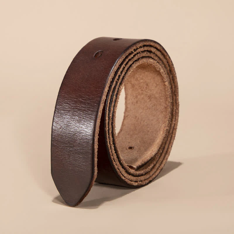 Genuine Leather Belt Strap Without Belt Buckle - Image 8