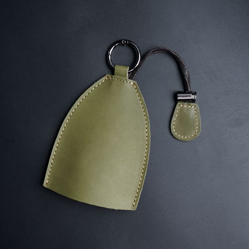Genuine Leather Storage Bag Pull-out Key Case - Image 10