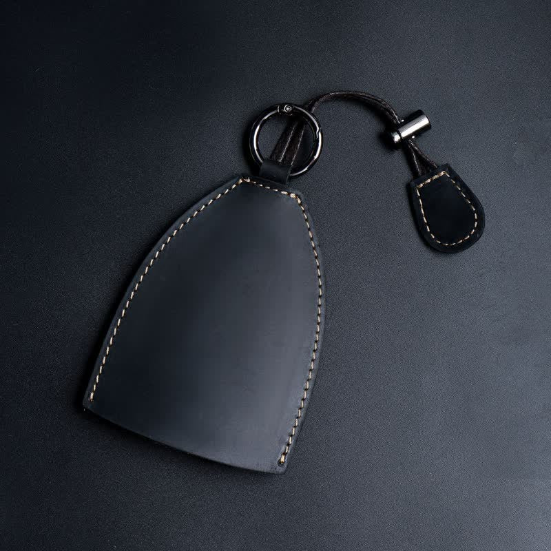 Genuine Leather Storage Bag Pull-out Key Case - Image 12