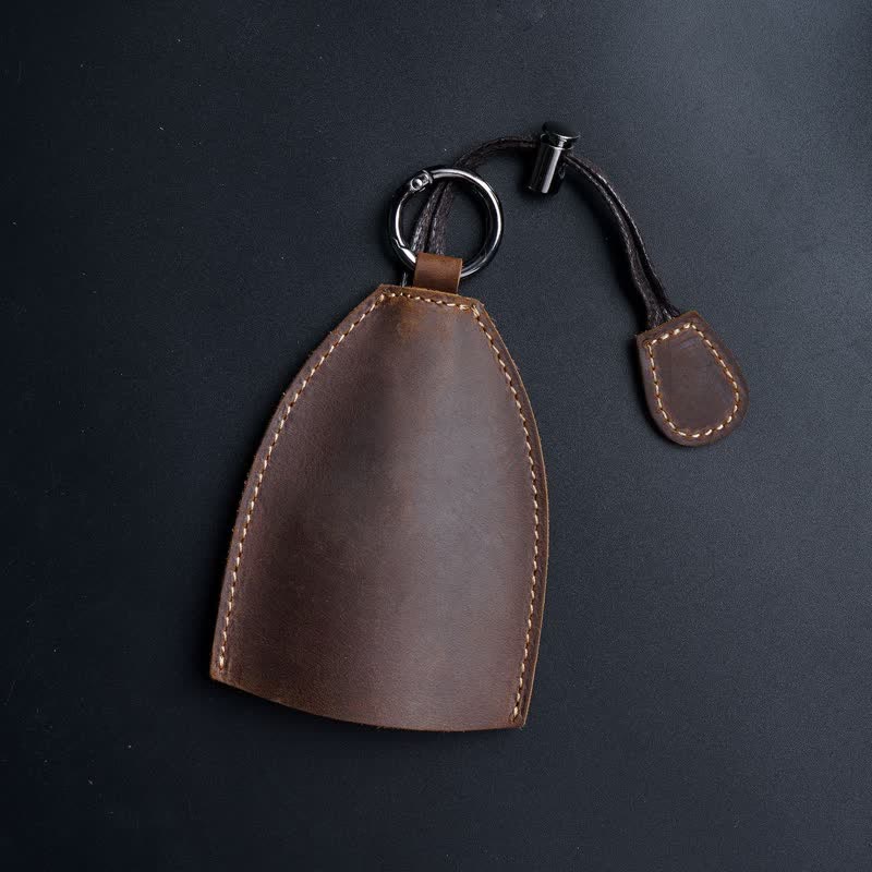 Genuine Leather Storage Bag Pull-out Key Case - Image 13
