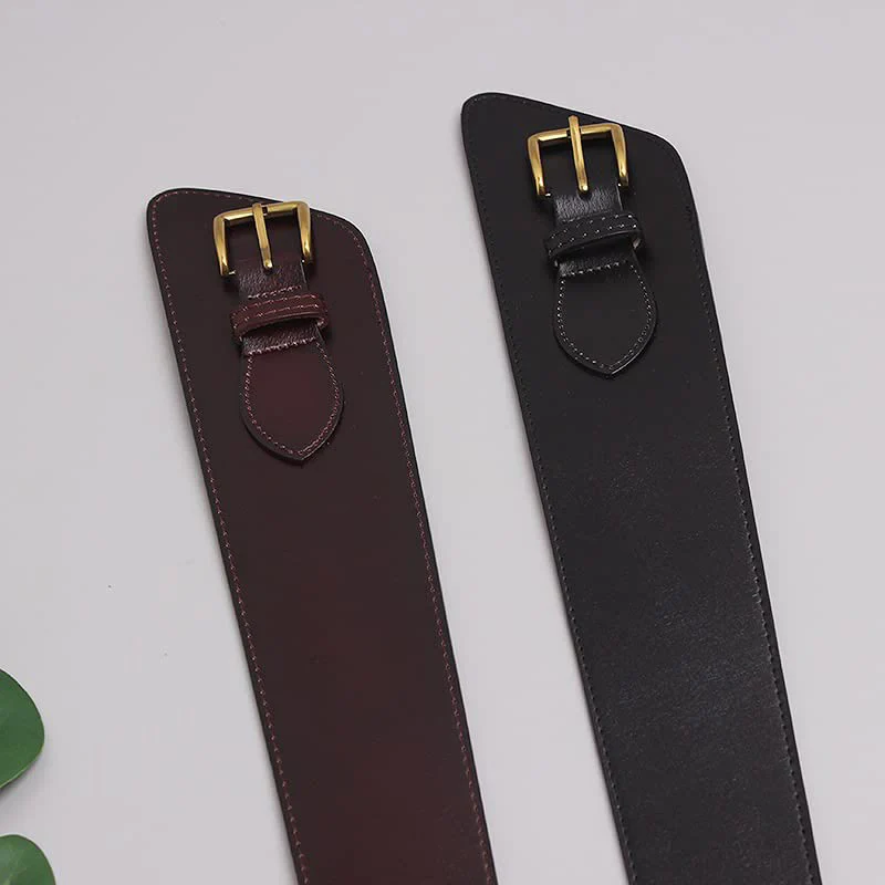 Girdle Waistband Women's Genuine Leather Corset Belt - Image 8