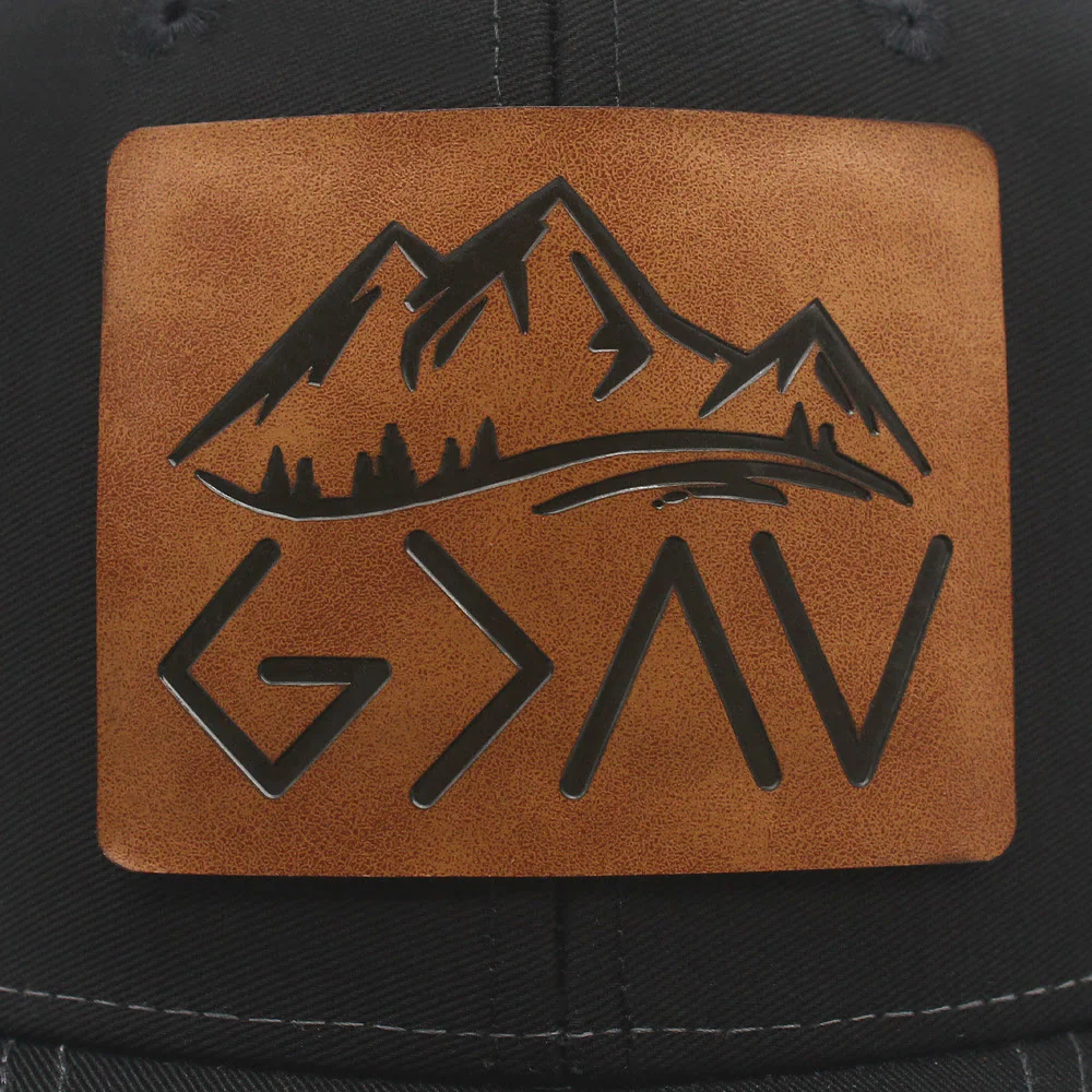 God Is Greater Than The Highs And Lows Adjustable Trucker Hat - Image 10