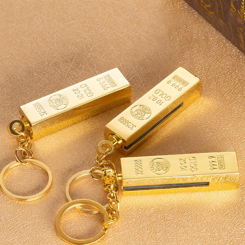 Gold Bar Dollar Matchstick Refillable Oil Lighter - Image 5