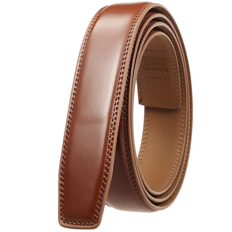 Gold Personalized Gift Idea Custom DIY Automatic Buckle Leather Belt - Image 13