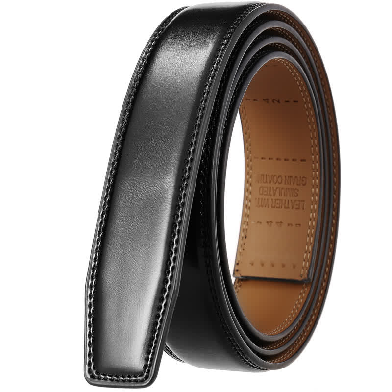 Gold Personalized Gift Idea Custom DIY Automatic Buckle Leather Belt - Image 15