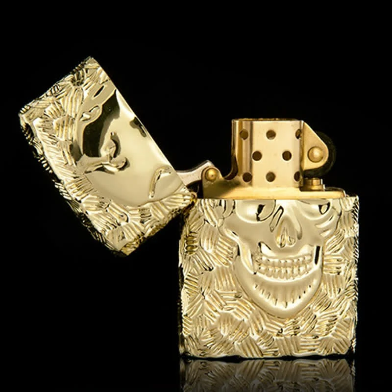 Halloween Skeleton Domineering Refillable Kerosene Lighter - Image 10