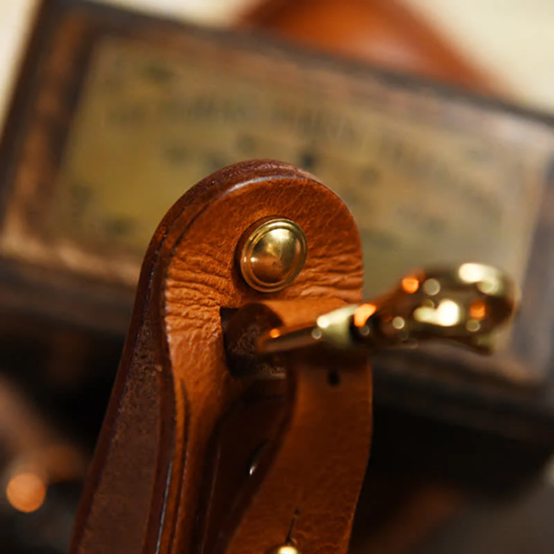 Handmade Belt Loop Key Hanging Holder Leather Keychain - Image 6