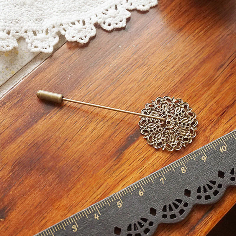 Handmade Creative Berry & Pinecone Strap Brooch - Image 4