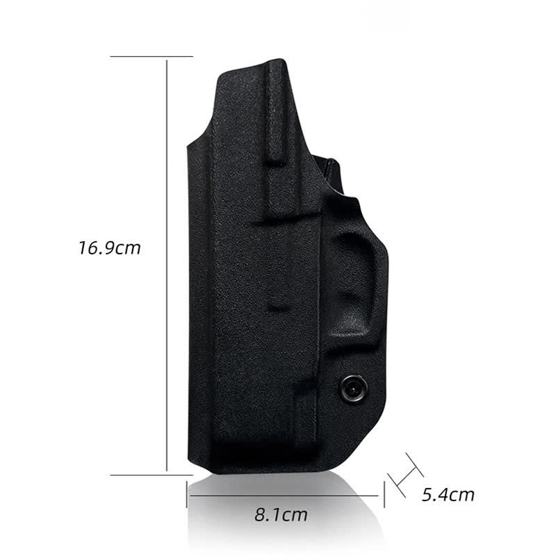 Hard Black Holster Belt Bag with Belt Clip - Image 7