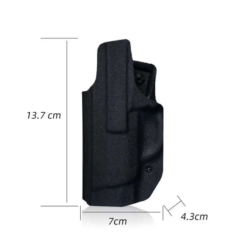 Hard Black Holster Belt Bag with Belt Clip - Image 9