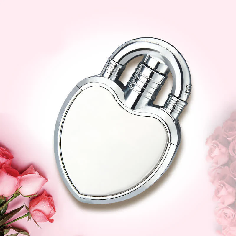 Heart & Lock Shape Jet Single Flame Refillable Butane Lighter - Image 10