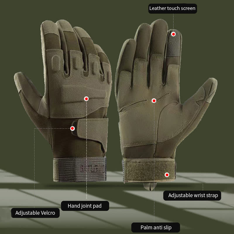Indestructible Thicken Anti-Skid Hard Knuckle Tactical Gloves - Image 6