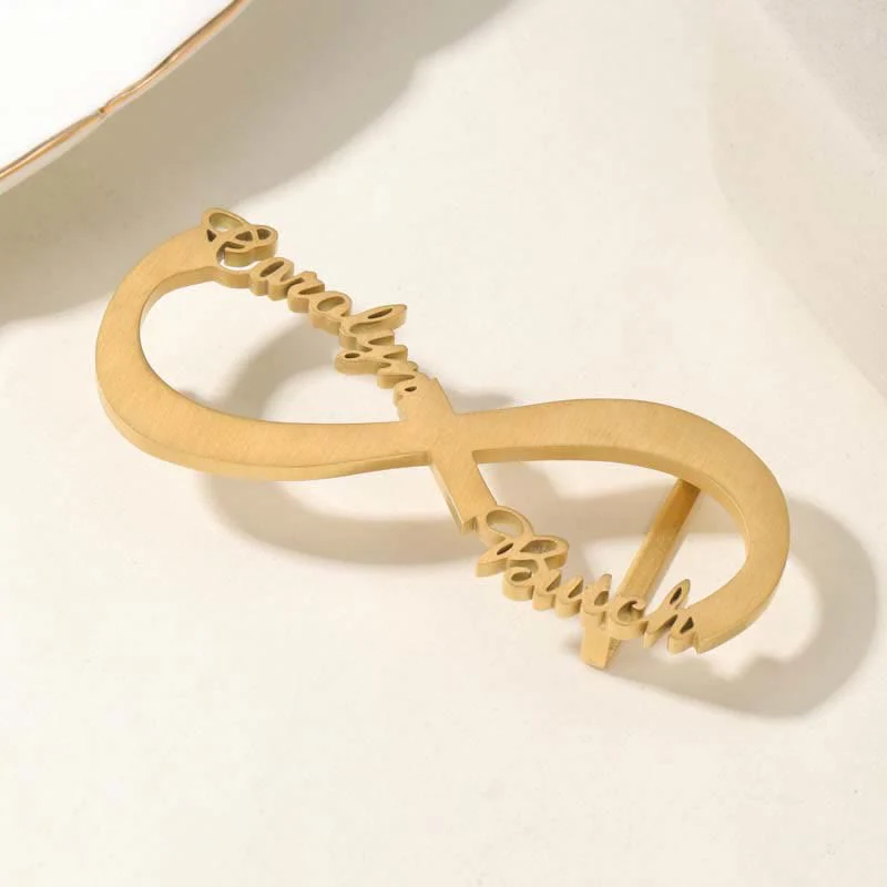 Infinity Note Custom Name DIY Buckle Leather Belt - Image 6