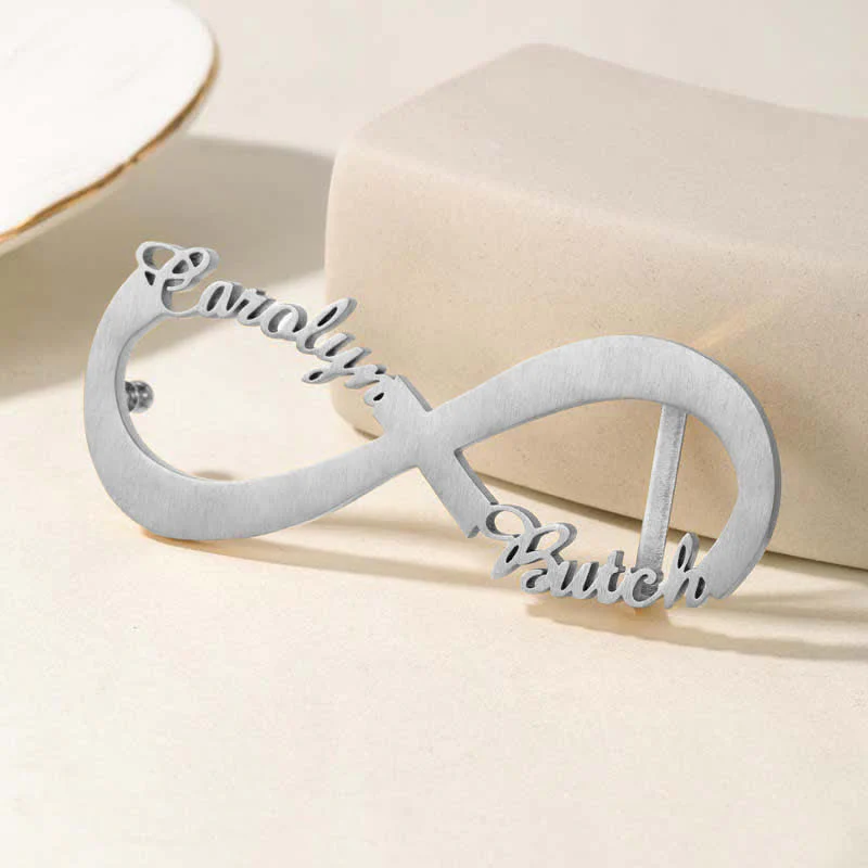 Infinity Note Custom Name DIY Buckle Leather Belt - Image 7