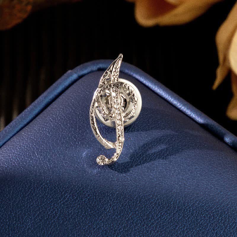 Initial Letter 26 Alphabet Silver Rhinestone Brooch - Image 10