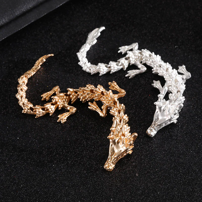 Joint-Movable Dragon Clothing Accessories Articulated Brooch