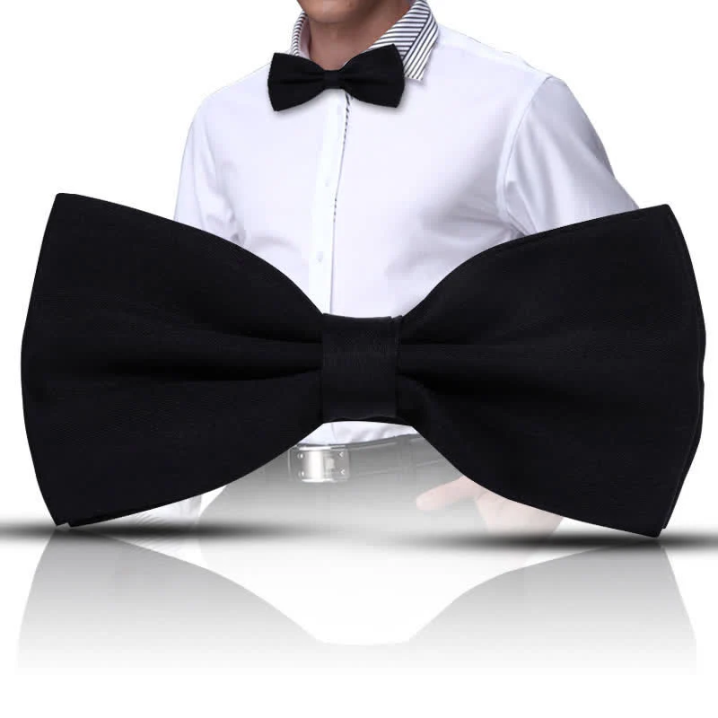 Kid's Classical Two Tone Double Layers Bow Tie - Image 3