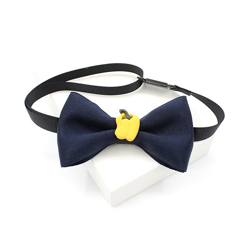 Kid's Cute Fruit Ornament Solid Color Bow Tie - Image 10
