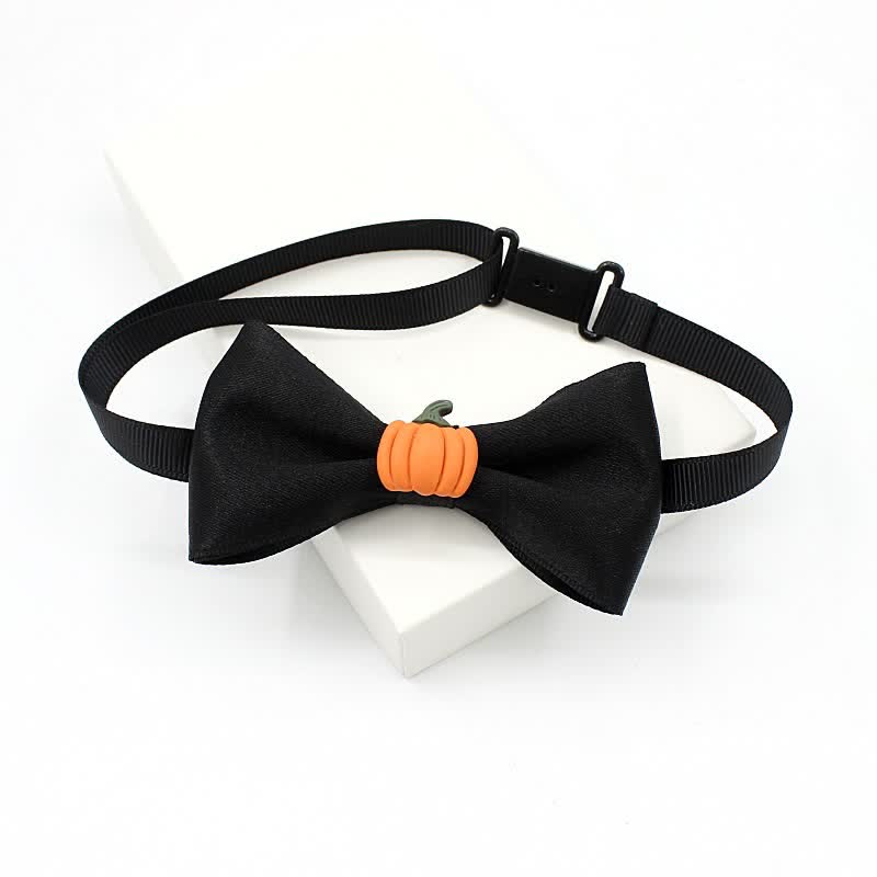 Kid's Cute Fruit Ornament Solid Color Bow Tie - Image 11