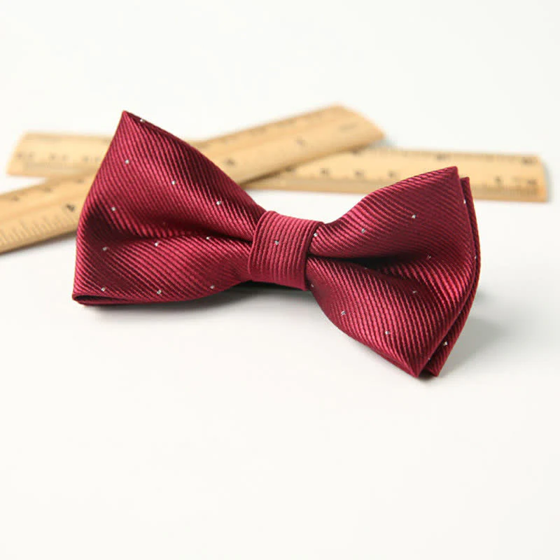 Kid's Cute Printed Double-Layered Stylish Fun Bow Tie - Image 12
