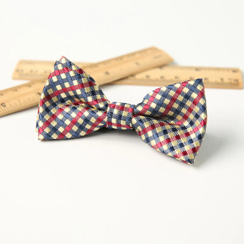 Kid's Cute Printed Double-Layered Stylish Fun Bow Tie - Image 13