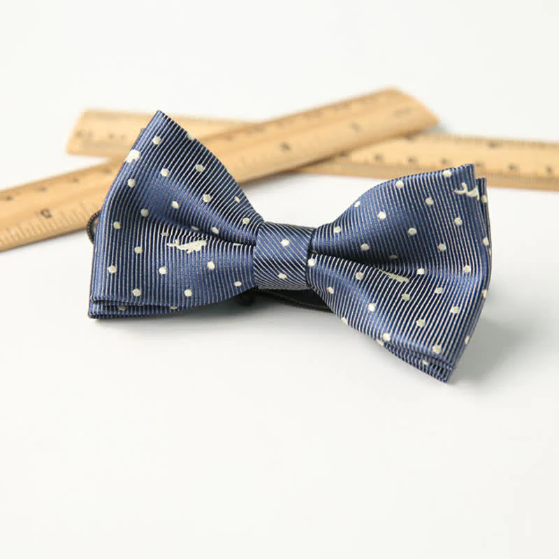 Kid's Cute Printed Double-Layered Stylish Fun Bow Tie - Image 14