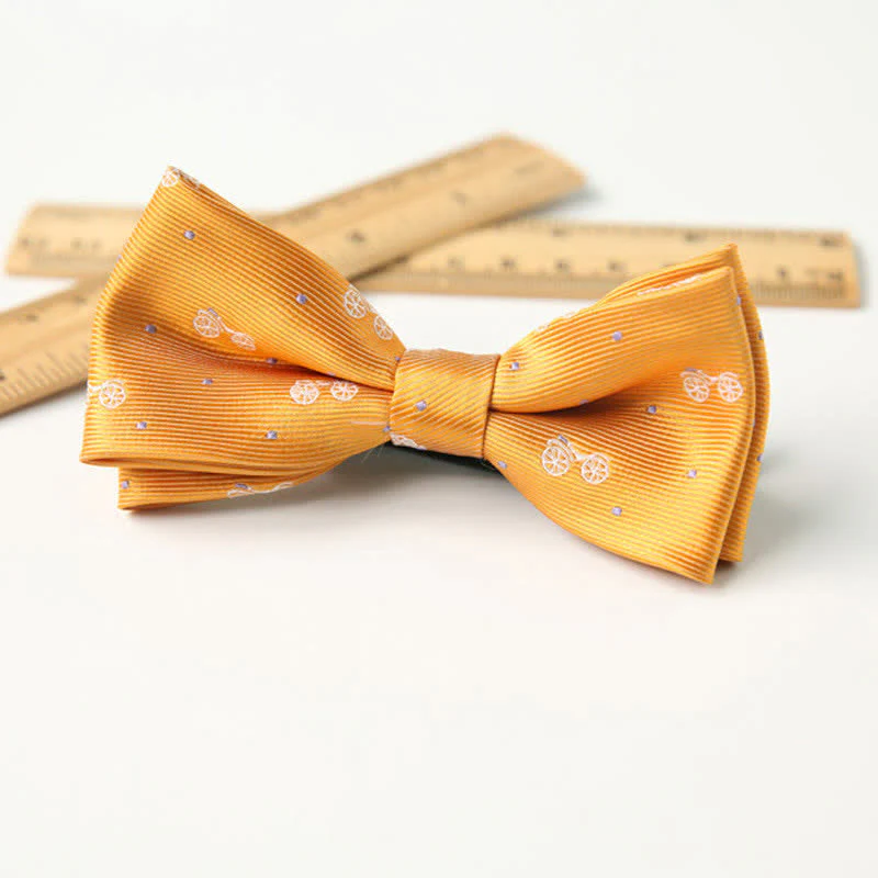 Kid's Cute Printed Double-Layered Stylish Fun Bow Tie - Image 17