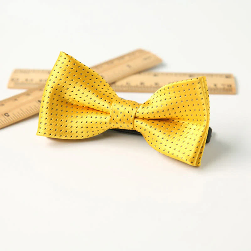 Kid's Cute Printed Double-Layered Stylish Fun Bow Tie - Image 18