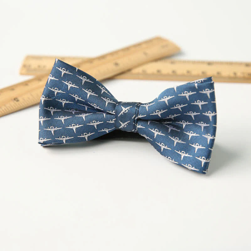 Kid's Cute Printed Double-Layered Stylish Fun Bow Tie - Image 27