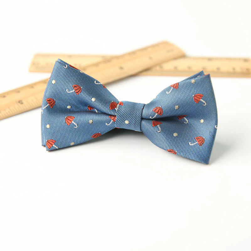 Kid's Cute Printed Double-Layered Stylish Fun Bow Tie - Image 6