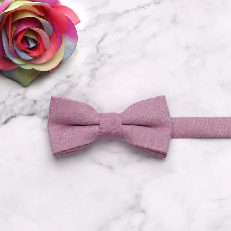 Kid's Simple Gentle Style Solid Color Bow Tie - Image 12