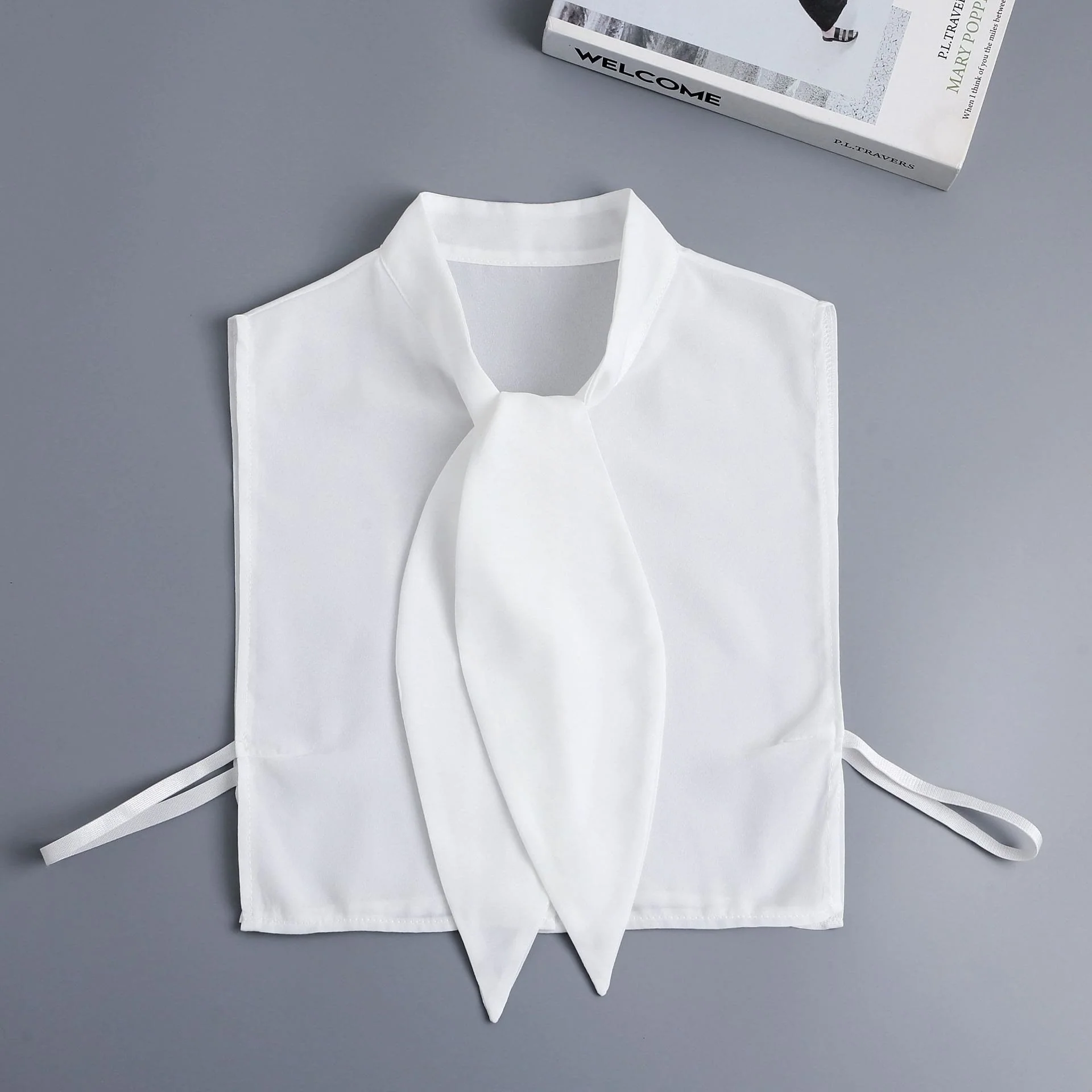 Large Bunny Fake Collar Detachable Half Shirt Blouse - Image 13