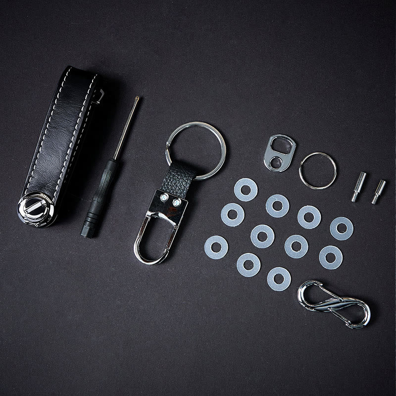 Large Capacity Portable Anti-theft Leather Key Organizer - Image 6