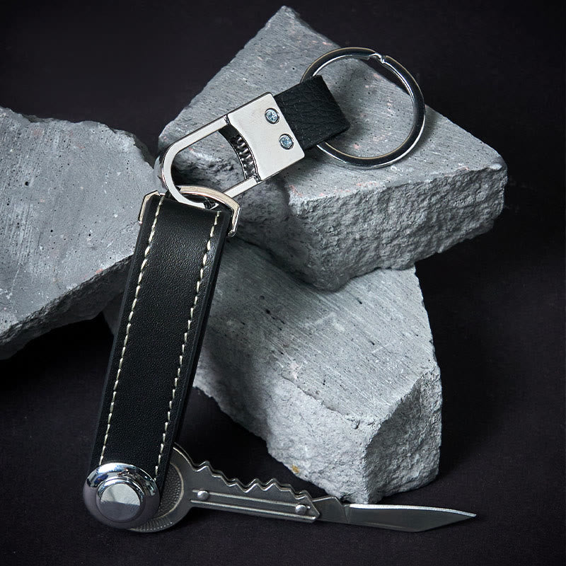 Large Capacity Portable Anti-theft Leather Key Organizer - Image 7