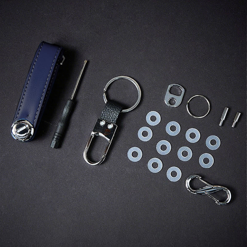 Large Capacity Portable Anti-theft Leather Key Organizer - Image 9