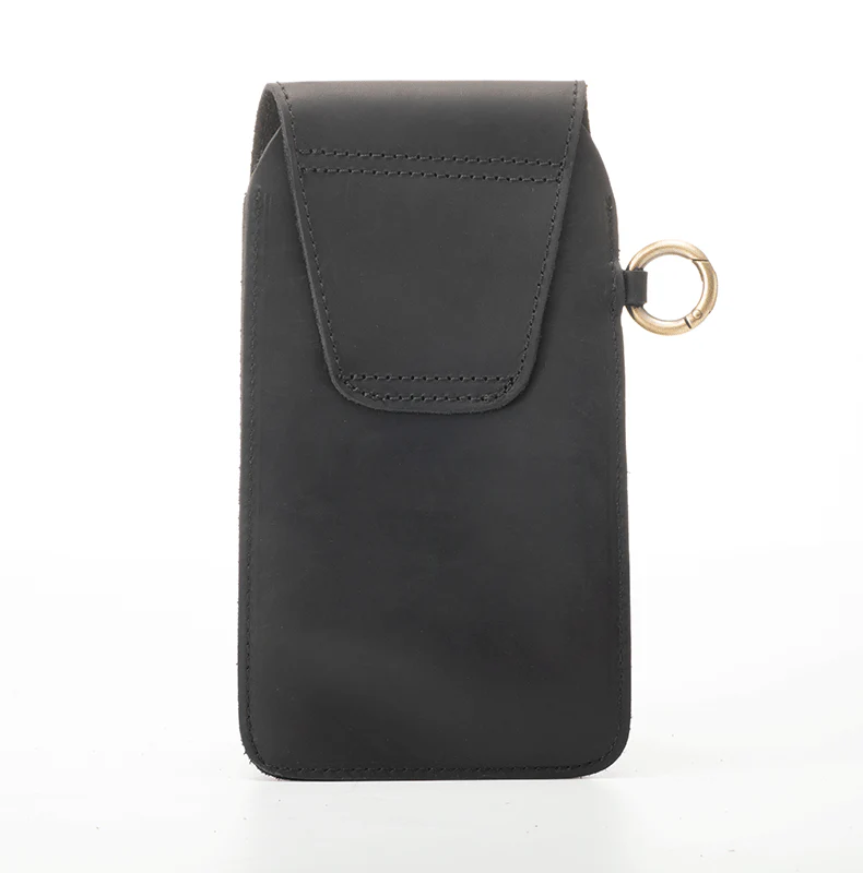 Leather Outdoor Magnetic Star Buckle Phone Belt Bag - Image 5