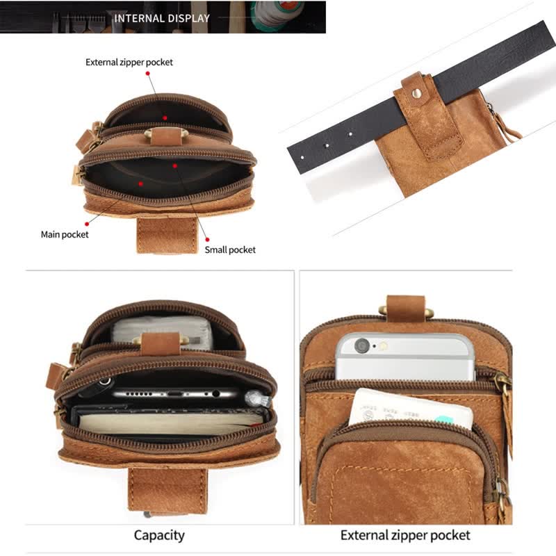 Leisure Sports Large Capicity Business Belt Bag - Image 9