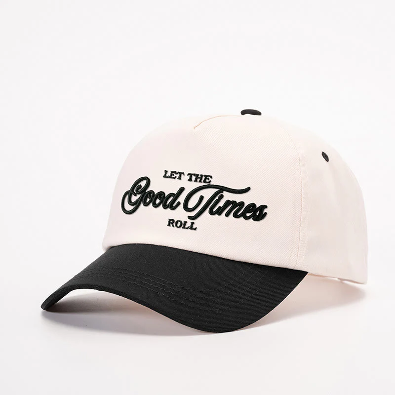Let the Good Times Roll Two-Tone Embroidered Baseball Cap - Image 3