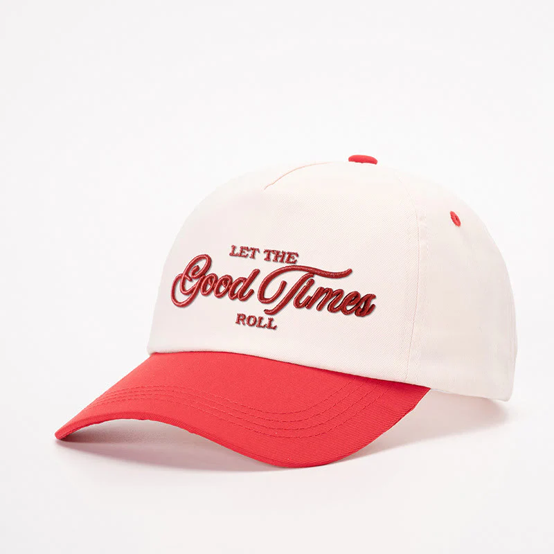 Let the Good Times Roll Two-Tone Embroidered Baseball Cap - Image 4