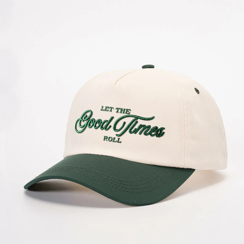 Let the Good Times Roll Two-Tone Embroidered Baseball Cap - Image 5