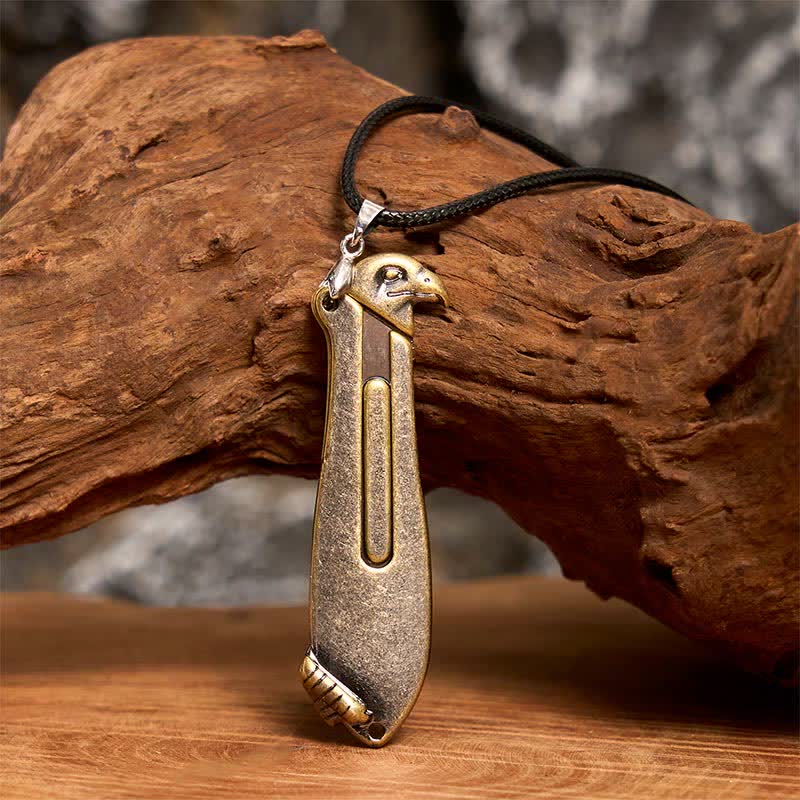 Liberal Hawk Multifunction Pendant Hidden Knife Necklace - Image 3