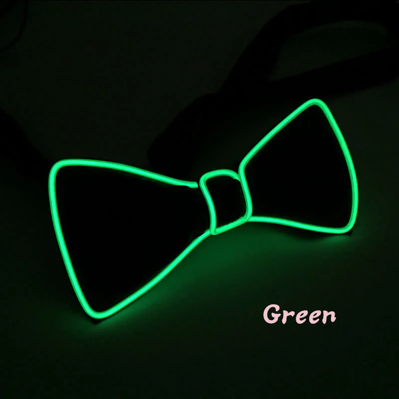 Light Up Blinking LED Glowing Bow Tie - Image 10