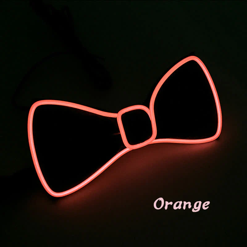 Light Up Blinking LED Glowing Bow Tie - Image 12
