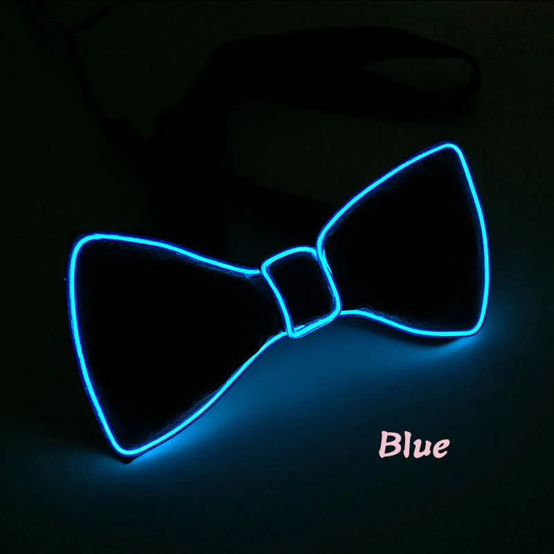 Light Up Blinking LED Glowing Bow Tie - Image 13
