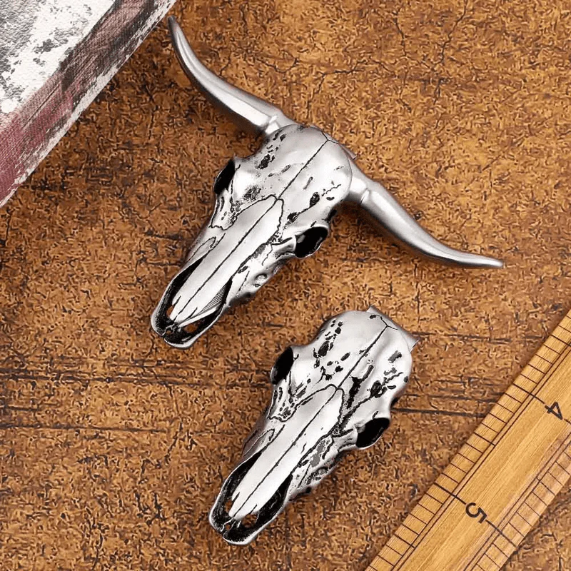 Longhorn Bull Head Multi-function EDC Tool Pendant Belt Buckle - Image 10