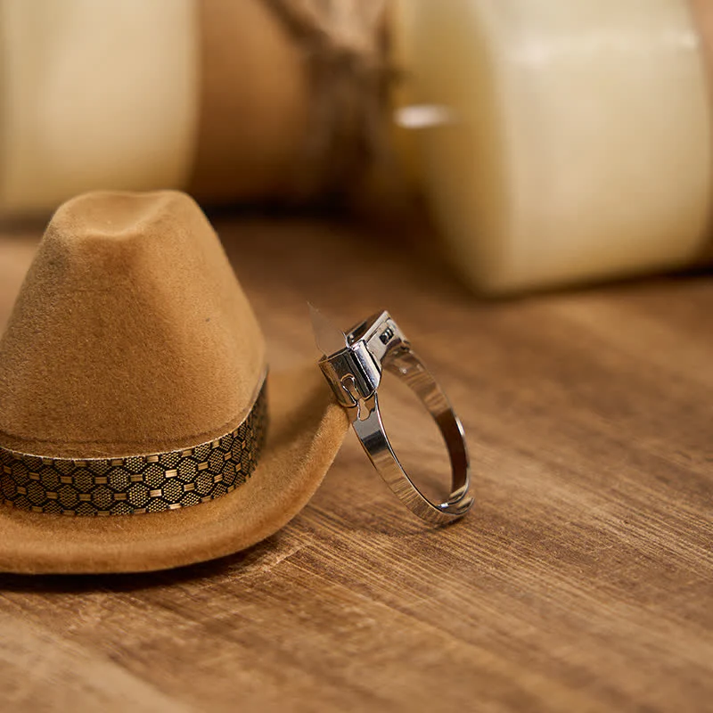 Longhorn Bull Pendant Hidden Blade Ring Bundle Set - Image 3